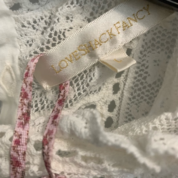 LoveShackFancy Shelly High-Neck Top - Picture 12 of 13